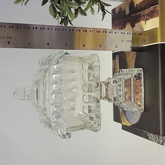 Vintage Smith Glass "wedding box" covered candy dish - Picture 5 of 6
